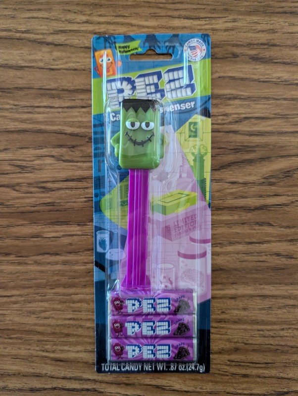 Franky Pez 2024 Halloween Mascot Dispenser Online Exclusive Frankenstein Pez Oop