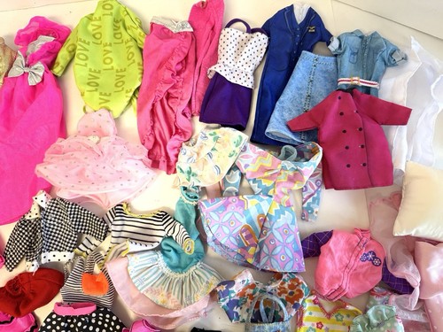 Vintage Barbie Doll & Clone 80s To Y2K 58+ Pc Clothing Lot W Bedding - Picture 3 of 21