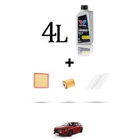 Hoffcar Wartungsset 3 Filter Und 4L ÖL FüR Peugeot 308 III 1.5 Bluehdi 96KW