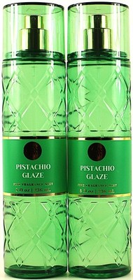 QTY 2 - Bath & Body Works PISTACHIO GLAZE Fine Fragrance Body Mist Spray 8Oz