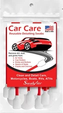 New Swab-its Car Care Detailing, 14 Washable and Reusable Foam Cleaning Swabs