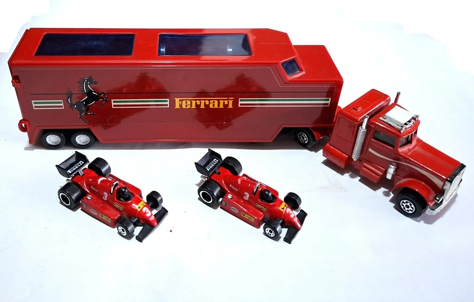 Modellino Matchbox Superkings K-136 (1980) Ferrari Transporter sc.1:32 - Immagine 2 di 4