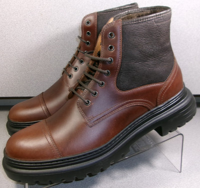 259694 SPBT50 KELTON MEN SHOE 9 M MAHOGANY LEATHER LACE UP BY JOHNSTON & MURPHY
