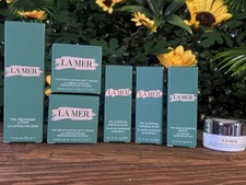 La Mer Travel Size Bundle -7 pieces -Soft Cream, Serums, Neck, Lotion Each NIB