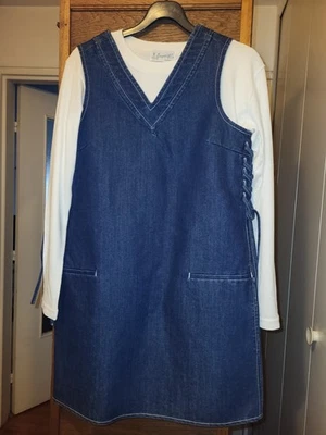 robe en jean épais t 38 NEUF AVEC ETIQUETTE MONOPRIX - Photo 1/4