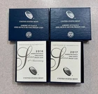 2016 & 2017 WEST POINT AMERICAN EAGLE SILVER PROOF COINS