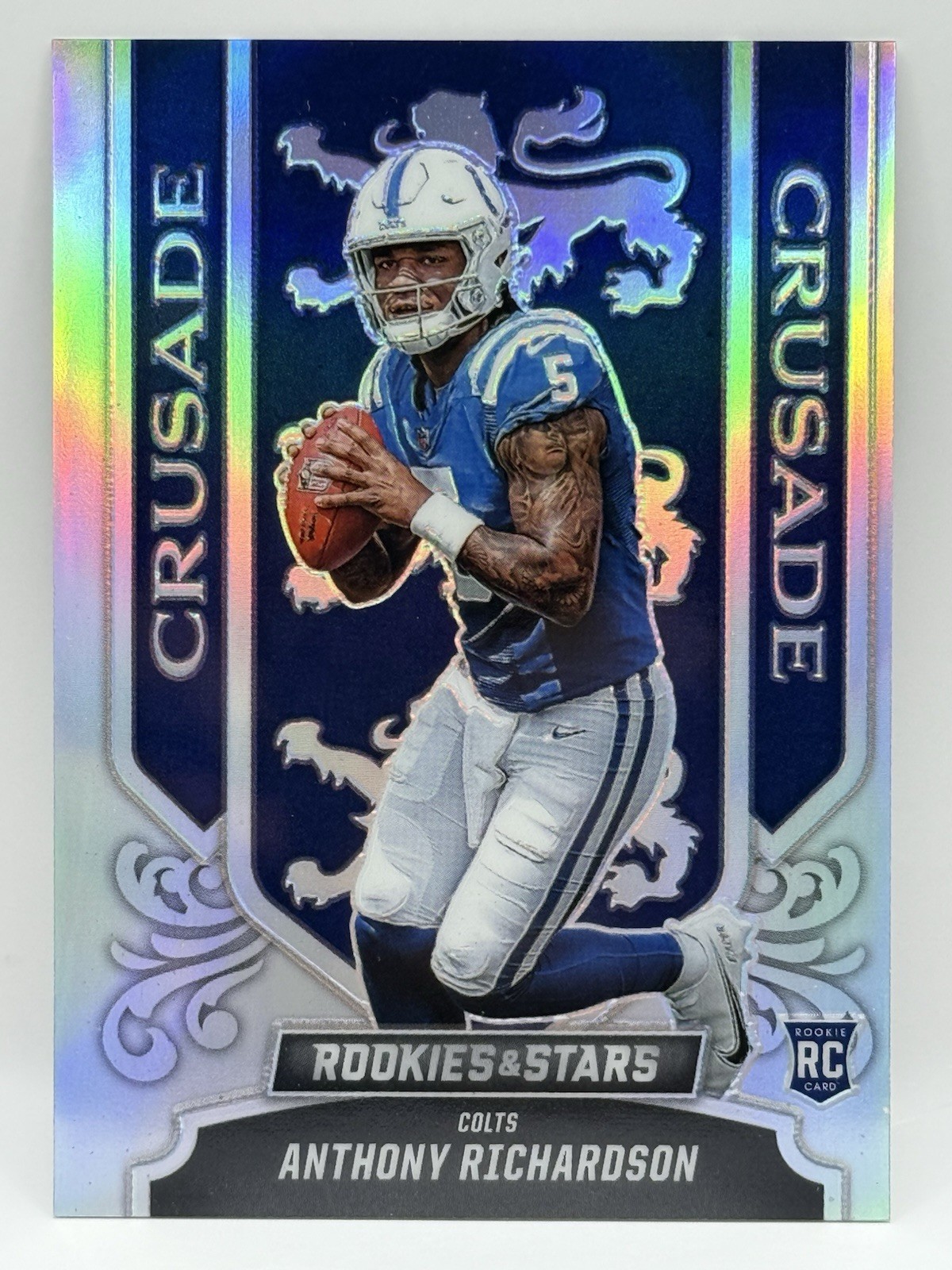 2023 Panini Rookies & Stars - Crusade Anthony Richardson #CR-13 Silver Prizm