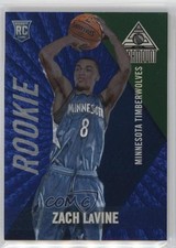 2014-15 Panini Paramount Dufex Blue 23/25 Zach LaVine #37 0n2g