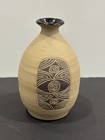 Vintage 2001 Jim Wright Kentucky Studio Pottery Sgraffito Vase Signed 2001 — photo 1