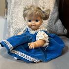 Vintage 1970 Ideal Toy Thumbelina In A Minute 10” Pull String Doll Works