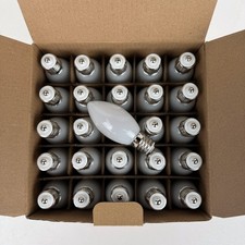 25 C9 Warm White LED Opaque Christmas Light Bulbs LED Bulb