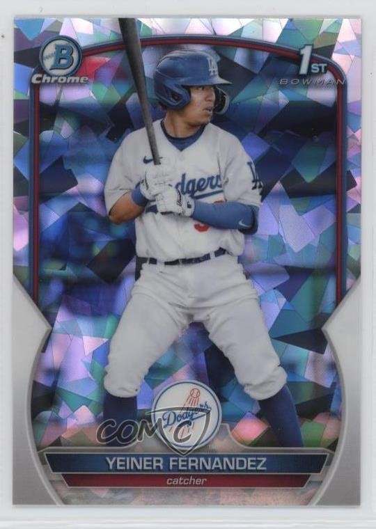 2023 Bowman Chrome Prospects Atomic Refractor Yeiner Fernandez #BCP-138 14my