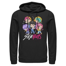 Men's KPop Demon Hunters Saja Boys Chibi Group Pull Over Hoodie