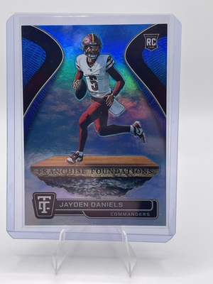 #ad 2024 Totally Certified Rookie Jayden Daniels #20 50 Mirror Platinum Blue CLEAN $89.99