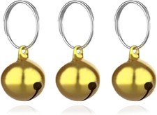 Round Dog Bells Dog Charm Bells Pet Pendant, 3 PCS Anti-Lost Training Bells for