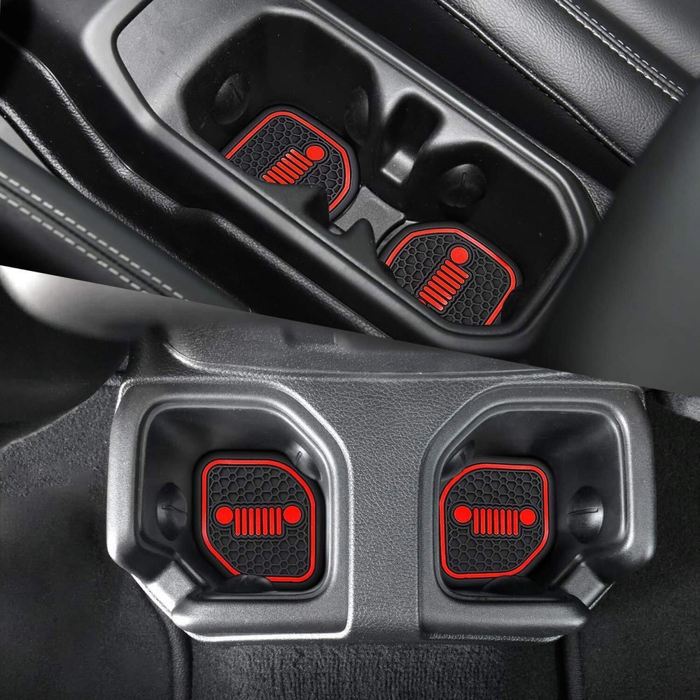 For Jeep Wrangler JL JLU Gladiator JT Liner Accessories Cup Door Pocket Inserts
