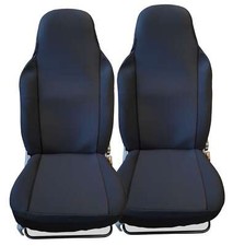 For Heavy Duty Black Cloth Fabric Car Van Seat Covers PEUGEOT Partner