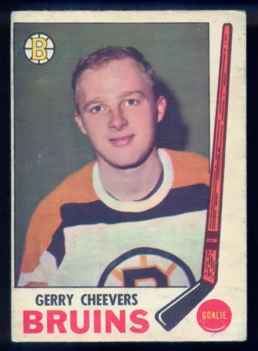 1969-70 OPC O PEE CHEE NHL #22 GERRY CHEEVERS EX BOSTON BRUINS HOCKEY Card