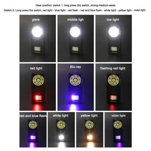 Mini Powerful EDC Flashlight High Lumens LED Rechargeable Magnetic. G4M3 O4A4 - Bild 8 von 17