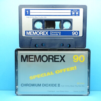   1x MEMOREX Chromium Dioxide II 90 * SPECIAL OFFER * Cassette Kassette * 1978