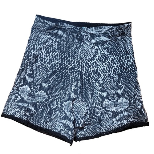 Vintage 1960s Penneys Adonna Snakeskin Print Shaping Panty Shorts - Picture 2 of 4