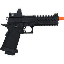 Vorsk Hi-Capa 5.1 Black + BDS - Gas Blow Back Airsoft Pistol - 328 fps