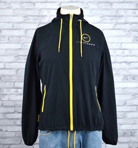 black and gold nike windbreaker