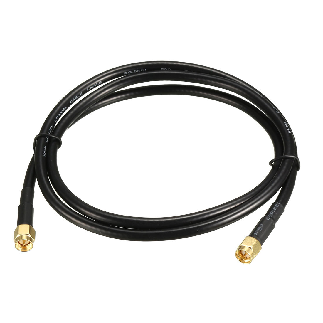 Antenna Extension Cable SMA Male to SMA Male Coaxial Cable RG58 50 Ohm 6 ft-image