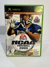 NCAA Football 2005 & Top Spin Combo (Original Xbox) CIB COMPLETE & TESTED