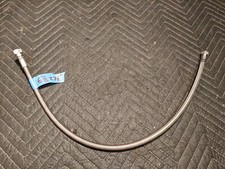 3/8" Stainless Braided PTFE Hose 37  JIC Female Flare Swivel Fitting 6 6 27.5"