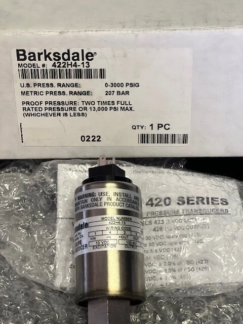 Barksdale 422H4-13 Foto 4 de 4