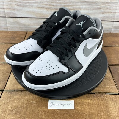 Nike Air Jordan 1 Low 'Shadow' Black White Grey Sneakers Nike Air Jordan 1 Low 'Shadow' Black White Grey Sneakers