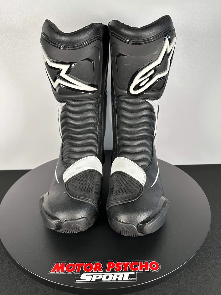 Alpinestars SMX S Black/White Boots Foto 2 de 4