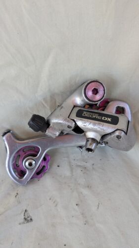 Shimano Deore DX Speed Metall lila eloxiert 7-fach Schaltwerk - Bild 3 von 8