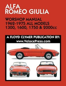 Alfa Romeo Giulia Workshop Manual 1962 1975 All Models