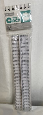 We R Memory Keepers the Cinch Wires .625'' 2/Pkg Silver BRAND NEW IN PACKAGING