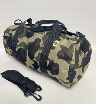 BAPE A BATHING APE／ベイプカモ　ダッフルバッグ Bape A Bathing Ape Camo Duffle Bag With Adjustable Strap | eBay