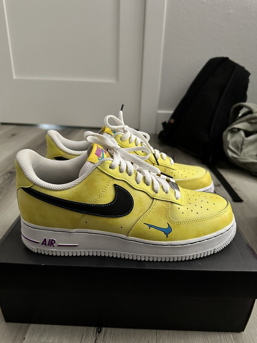 air force '07 LV8 speed yellow/black-laser blue jaune speed