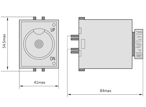 Relè ritardo tempo piccolo controller spegnimento JSZ3A-A 24VDC 0,05-0,5s/5s/30s/3min - Foto 8 di 12
