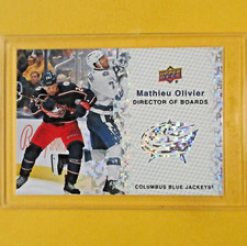 MATHIEU OLIVIER   2023-24  DIRECTOR OF BOARDS SPARKLE  #BD-6  Blue Jackets