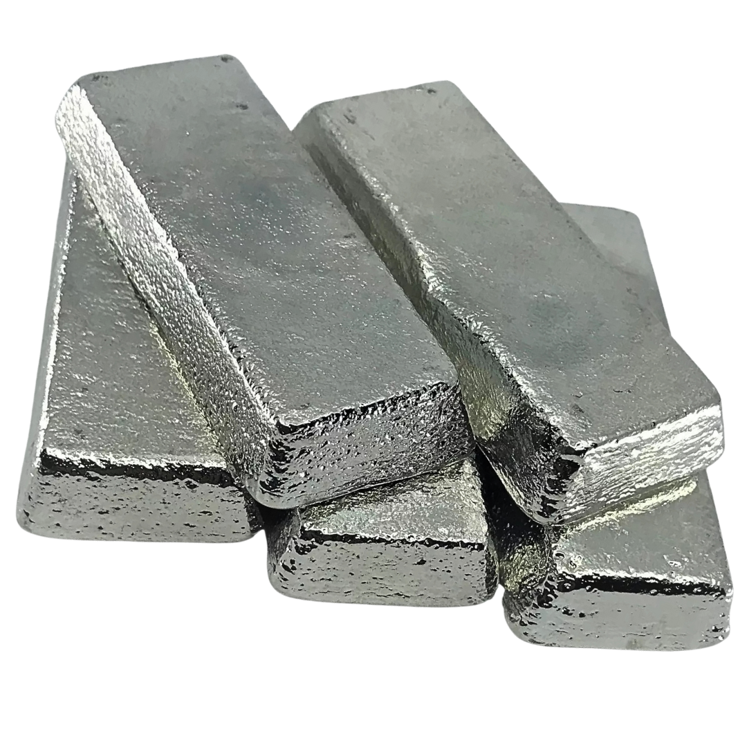 銀製 28g R98 Alloy Pewter Ingot 5lbs. (98%Sn, 1.5%Bi, .50%Cu) Casting 466