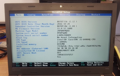 Carte mère NM-A611 Intel i5-6440HQ pour Lenovo ThinkPad T460p - Photo 3/5