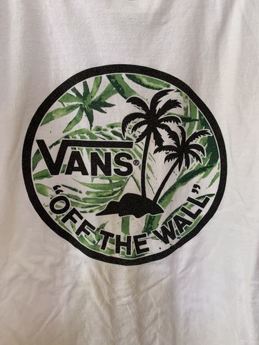 VANS Palm Tree Off the Wall Men's White 