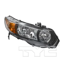TYC 20-6735-00 Headlight Right Passenger Side RH Halogen w/o 6-SPD New