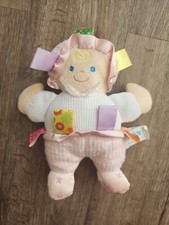 Taggies Signature Mary Meyers Baby Doll Plush 2006 Lovey Stuffed Toy 8" Soft