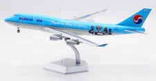 1:200 SQ Wings Korean Air "Museum" Boeing 747-400 HL7488 Diecast Model Flap Down