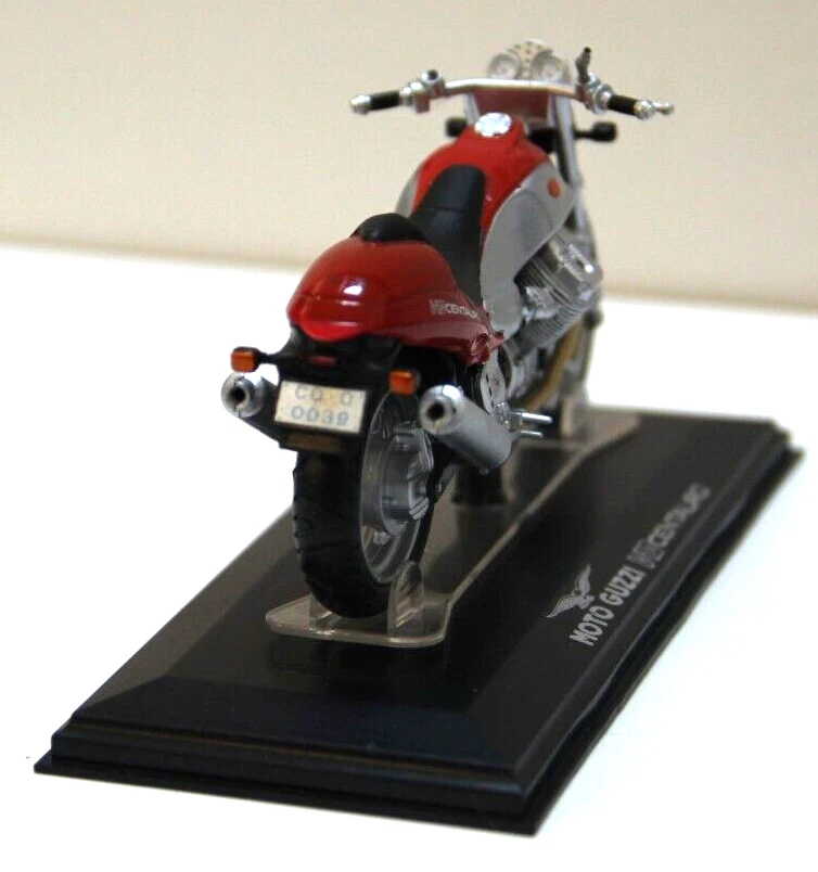 STARLINE MODELS USATO 1:24 DIE CAST MOTO GUZZI V10 CENTAURO ROSSO EDI 1 MOTO - Immagine 4 di 4