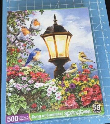 Springbok's 500 Piece Jigsaw Puzzle Song of Summer - USA Made New In Damaged Box