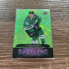 2020-21 Upper Deck UD Series 2 Dazzlers Insert GREEN Ty Dellandrea #DZ-67 Stars 