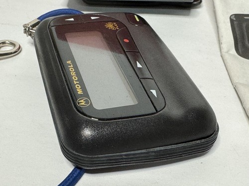 MOTOROLA ADVISOR GOLD FLEX 4 LINE ALPHANUMERIC PAGERS - Tested & Working - Afbeelding 5 van 6